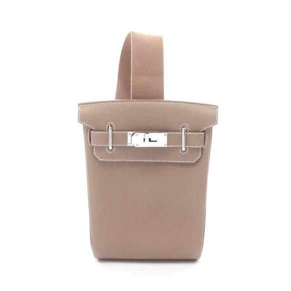 HERMES Handbags - Hermes Kelly Akkad PM Waist Bag, Body Handbag, Leather, Togo Men's/Women's, Gray